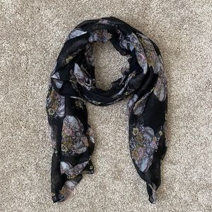 Day of the Dead Sugar Skull Scarf